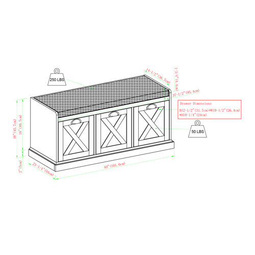 Sand & Stable Kenia Storage Bench & Reviews Wayfair